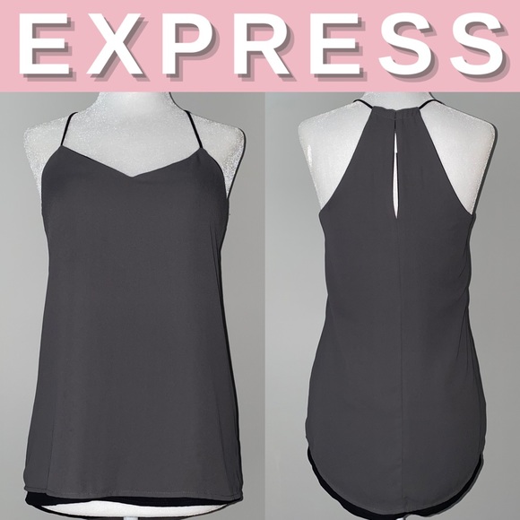 Express Tops - NEW Express Reversible V-neck Cami, XS
